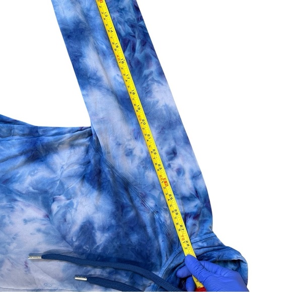 Juicy Couture Sport Y2K Women's Blue purple Tie Dye Track Jacket Full Zip - Picture 10 of 12